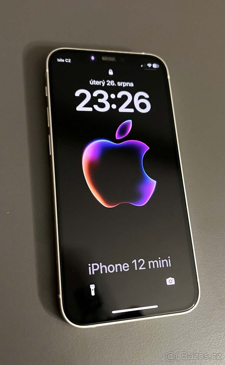 iPhone 12 mini 128GB - perfektní stav -  bilý
