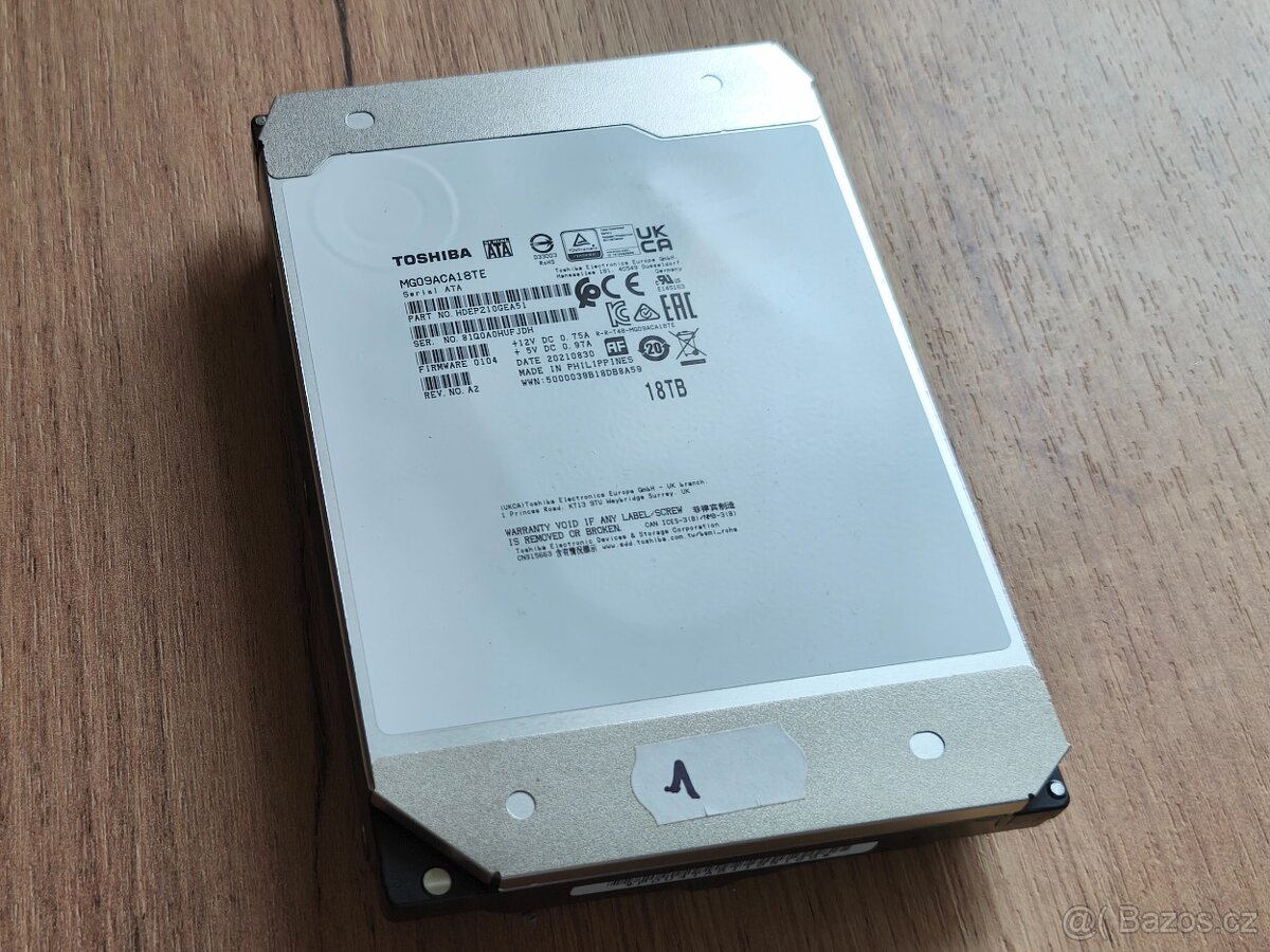 HDD Toshiba Enterprise Capacity MG09 18TB 512e
