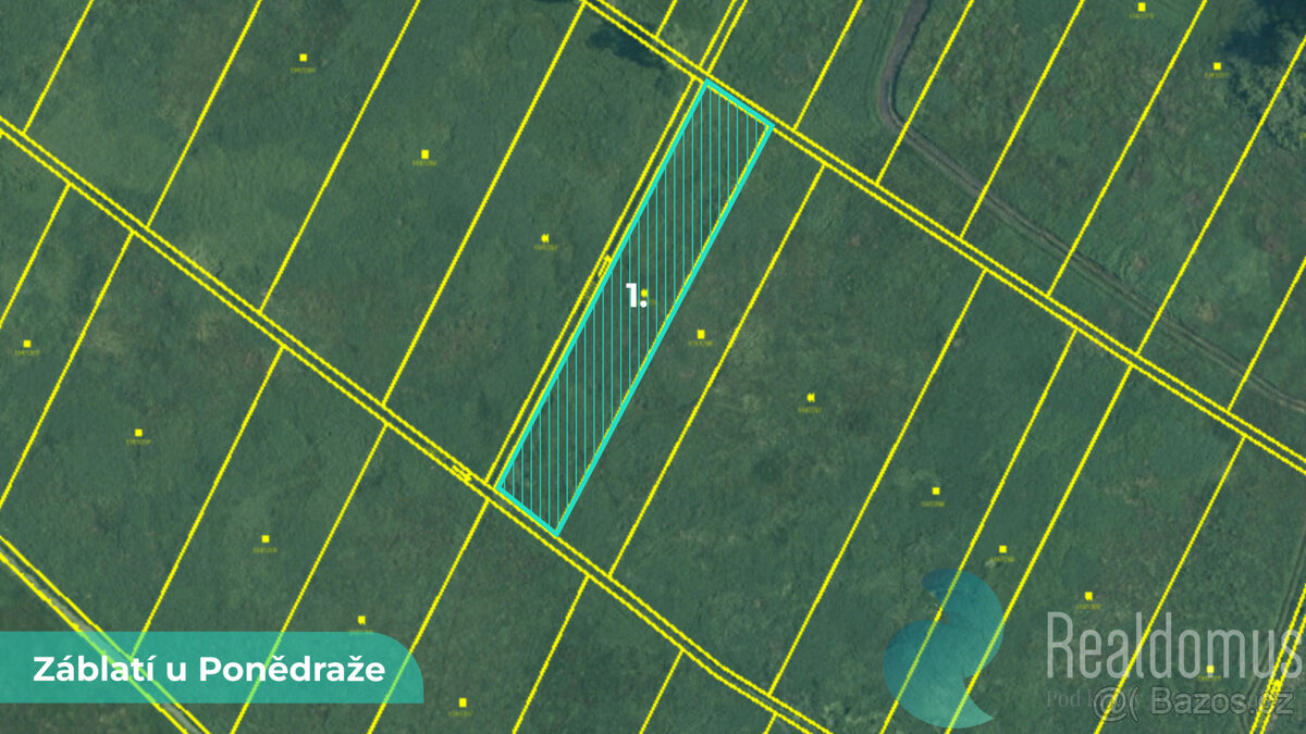 Trvalý travní porost 8390 m² – Záblatí u Ponědraže (LV 358)