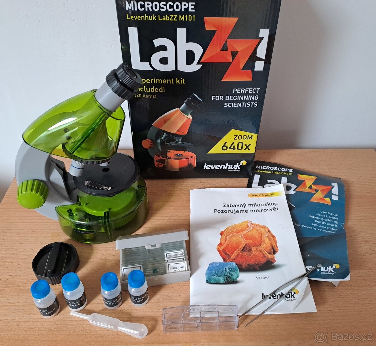 Mikroskop LabZZ M101 lime zn. Levenhuk