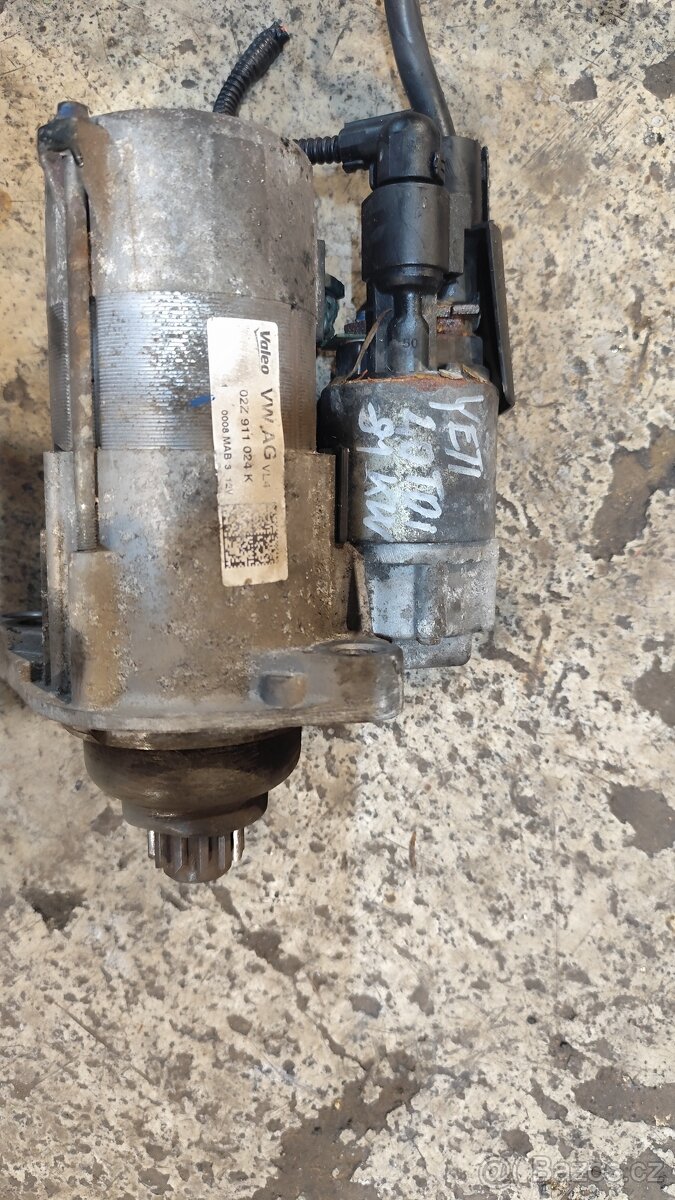 Startér Škoda Yeti 2,0 TDi 81 kW