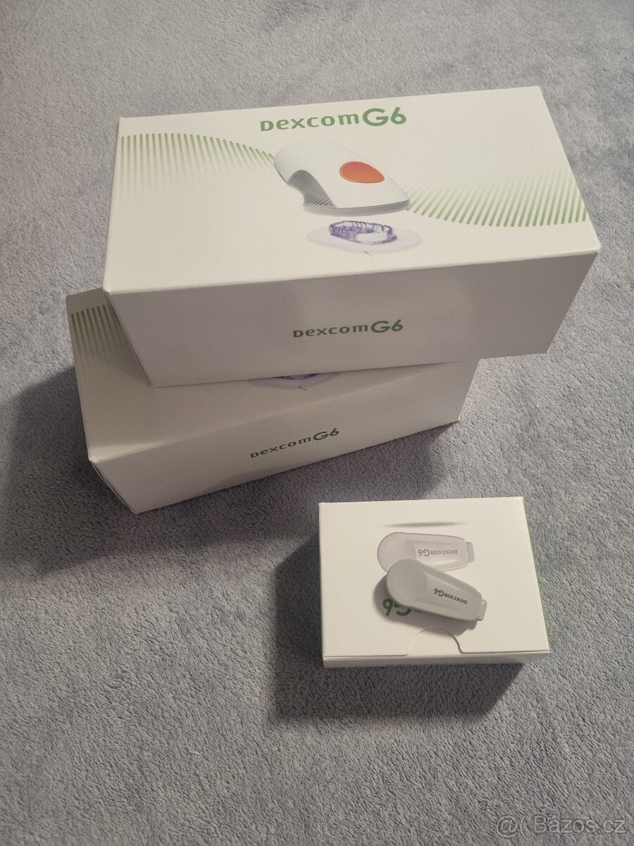 Dexcom G6 vysílač jednou použitý