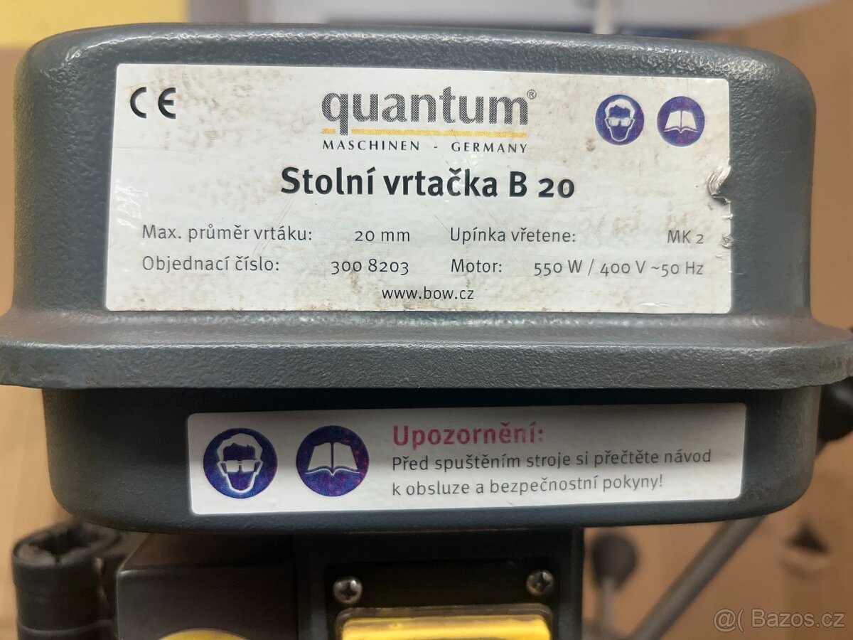 Stolní vrtačka Quantum B20