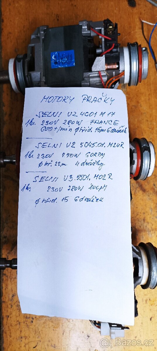 Motory k pačce