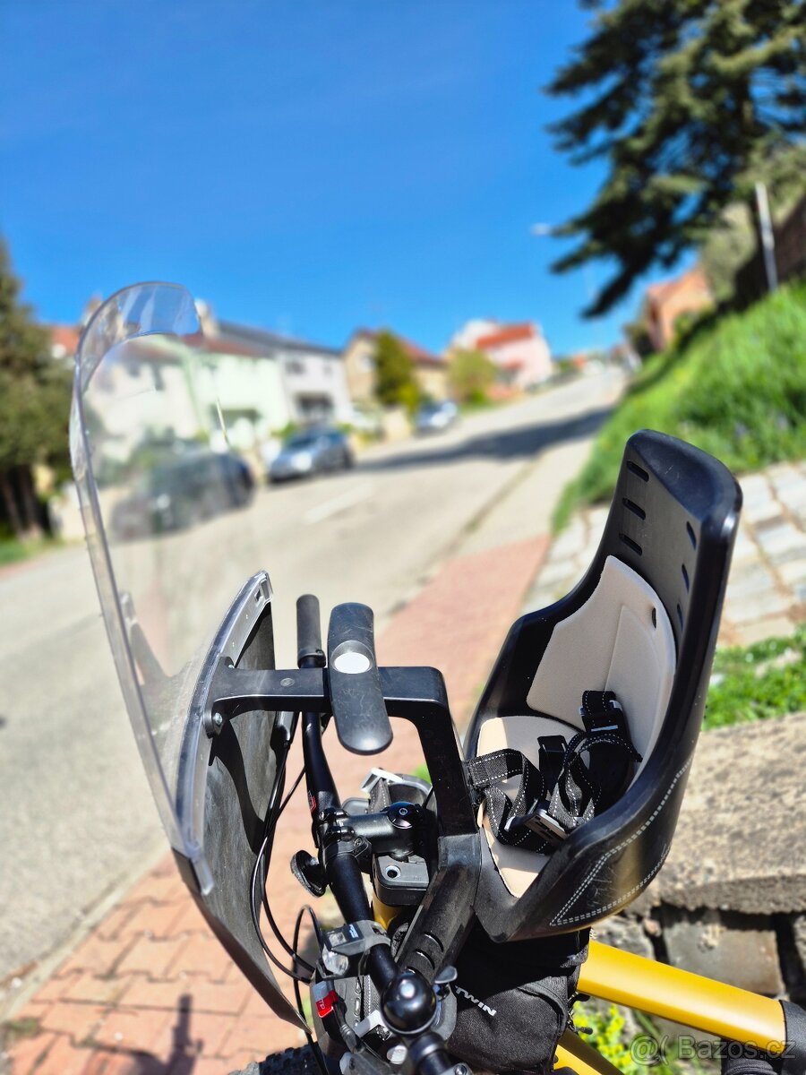 dětská cyklosedačka Bobike One Mini + windshield