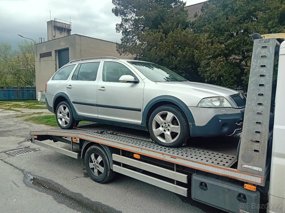 Škoda Octavia Scout 2.0 tdi 103kw 4x4 320t,km r 07 nepojizd