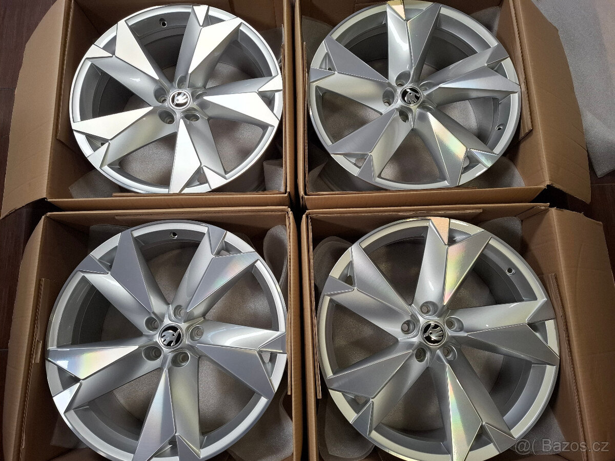 Nové orig. alu disky Škoda Kodiaq 8Jx20 5x112 Arctos