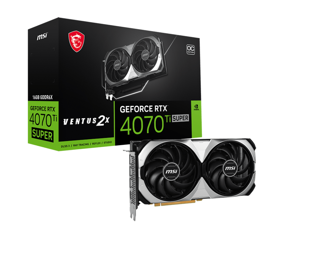 MSI GeForce RTX 4070 Ti Super 16G VENTUS 2X OC ZÁRUKA