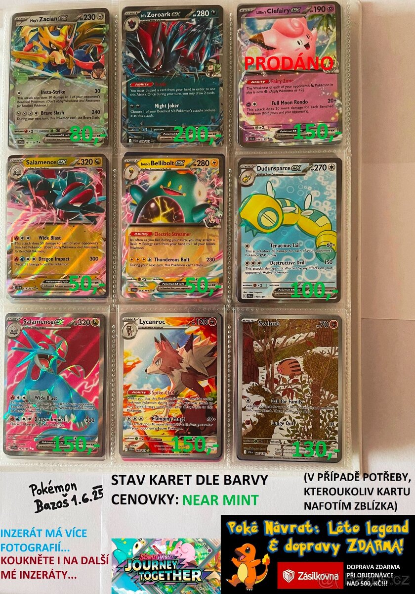 KUSOVÉ KARTY TCG POKÉMON (ORIG. KARTY) (1)