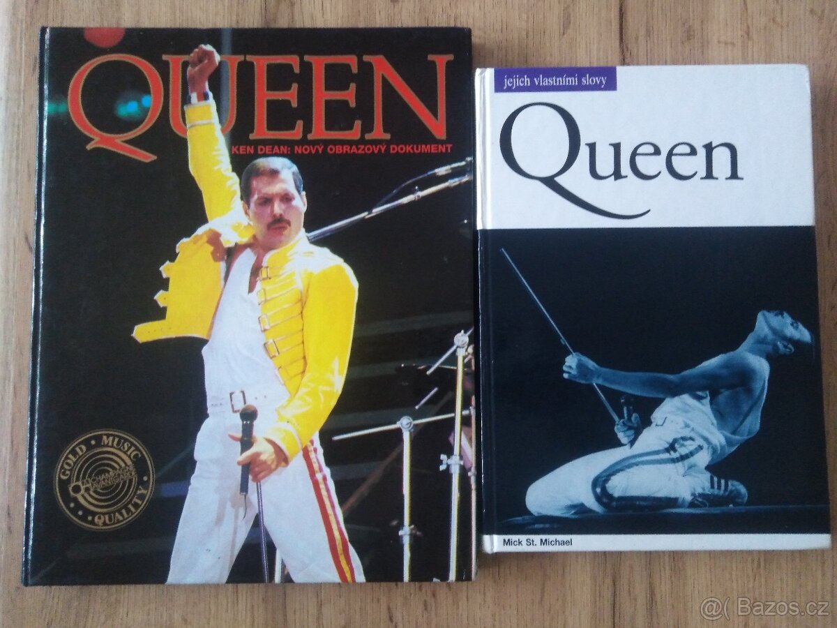 2 knihy o Queen, Freddie Mercury