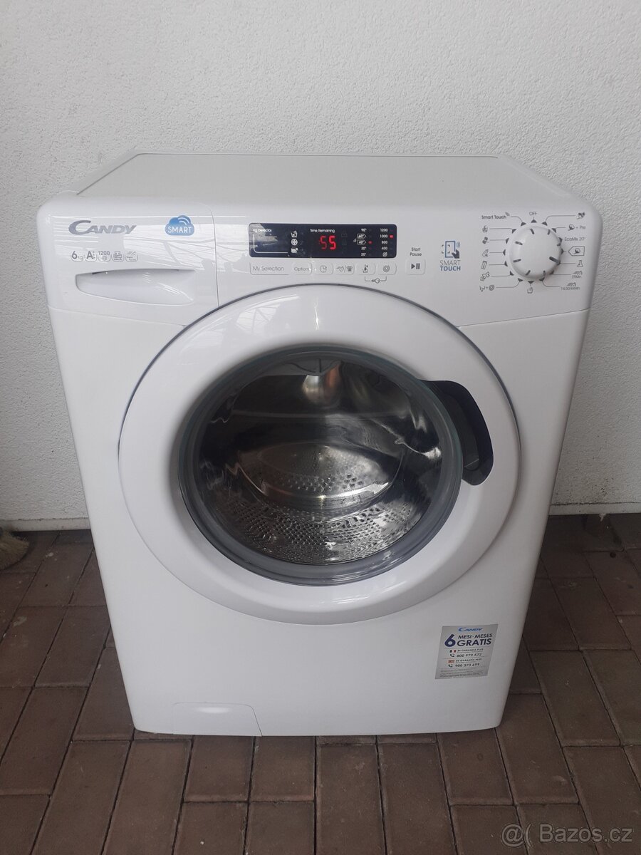 Pračka Candy CS41262D3. -SMART-. A+++/ 7kg náplň/ 1200 ot.
