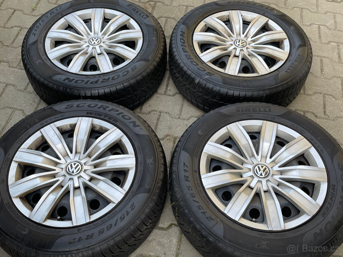 Zimní sada 5x112 Volkswagen Tiguan/Škoda Kodiaq 215/65 R17