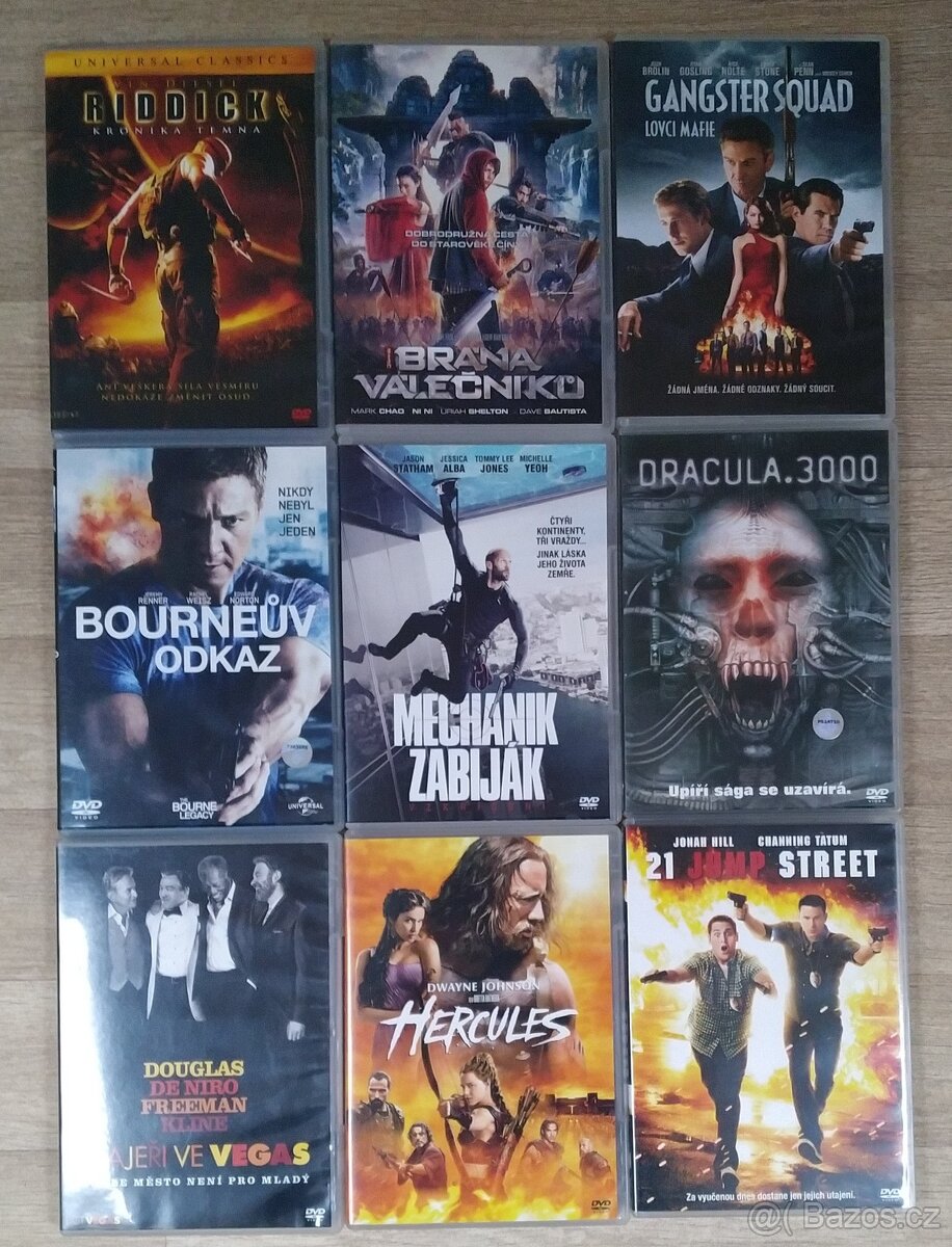 Filmy na DVD - seznam č.1