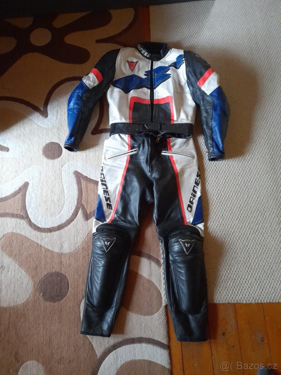 2 dílná moto kombinéza Dainese vel. 48