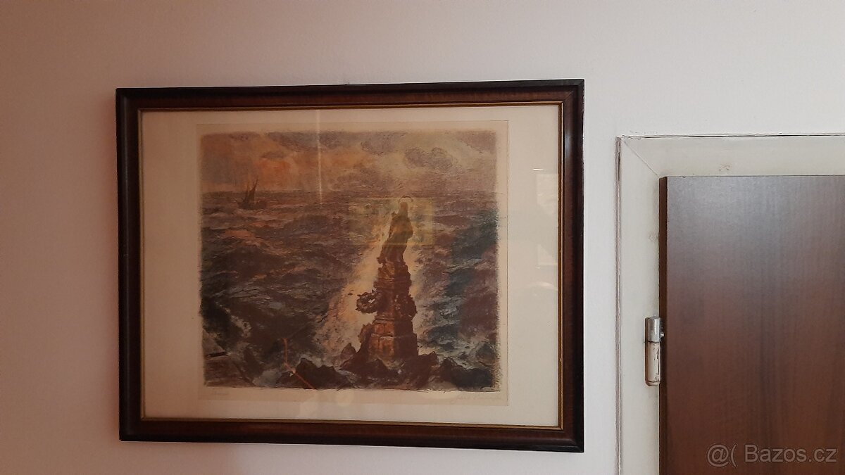 Originální grafika or.podpis-Jaro Procházka