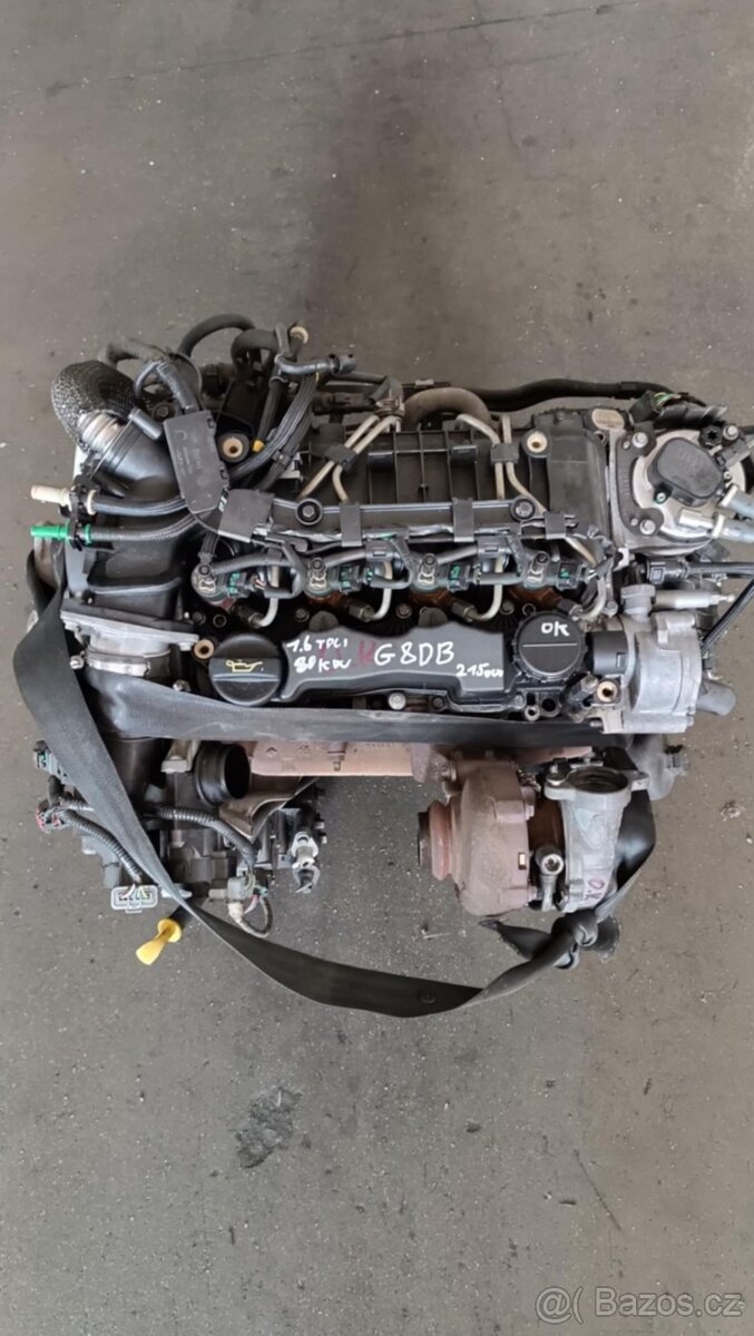 motor 1.6Tdci 80kW G8DB
