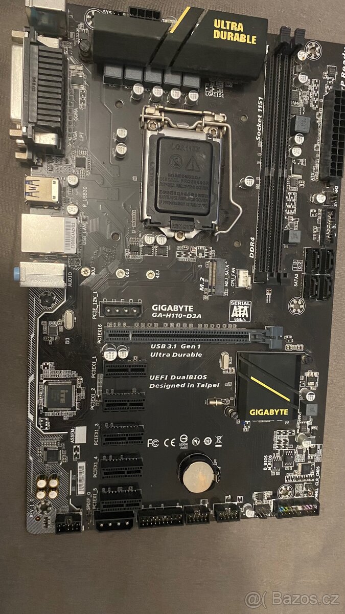 Prodám základní desku H110-D3A (LGA1151).