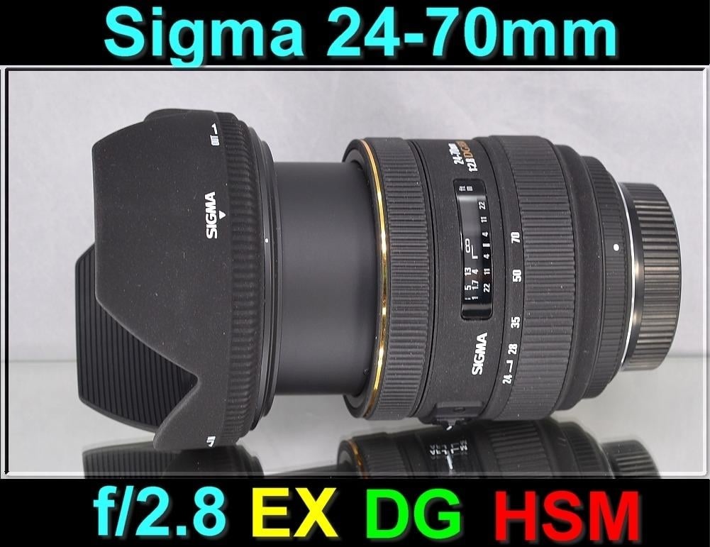 pro Nikon - SIGMA 24-70 mm f/2,8 EX DG HSM UV