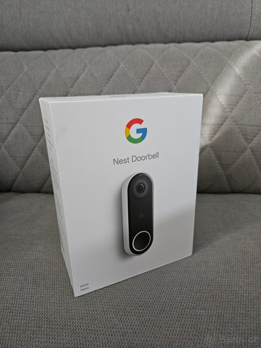 Prodám Google Nest Doorbell, stav: nový, pouze rozbalený.