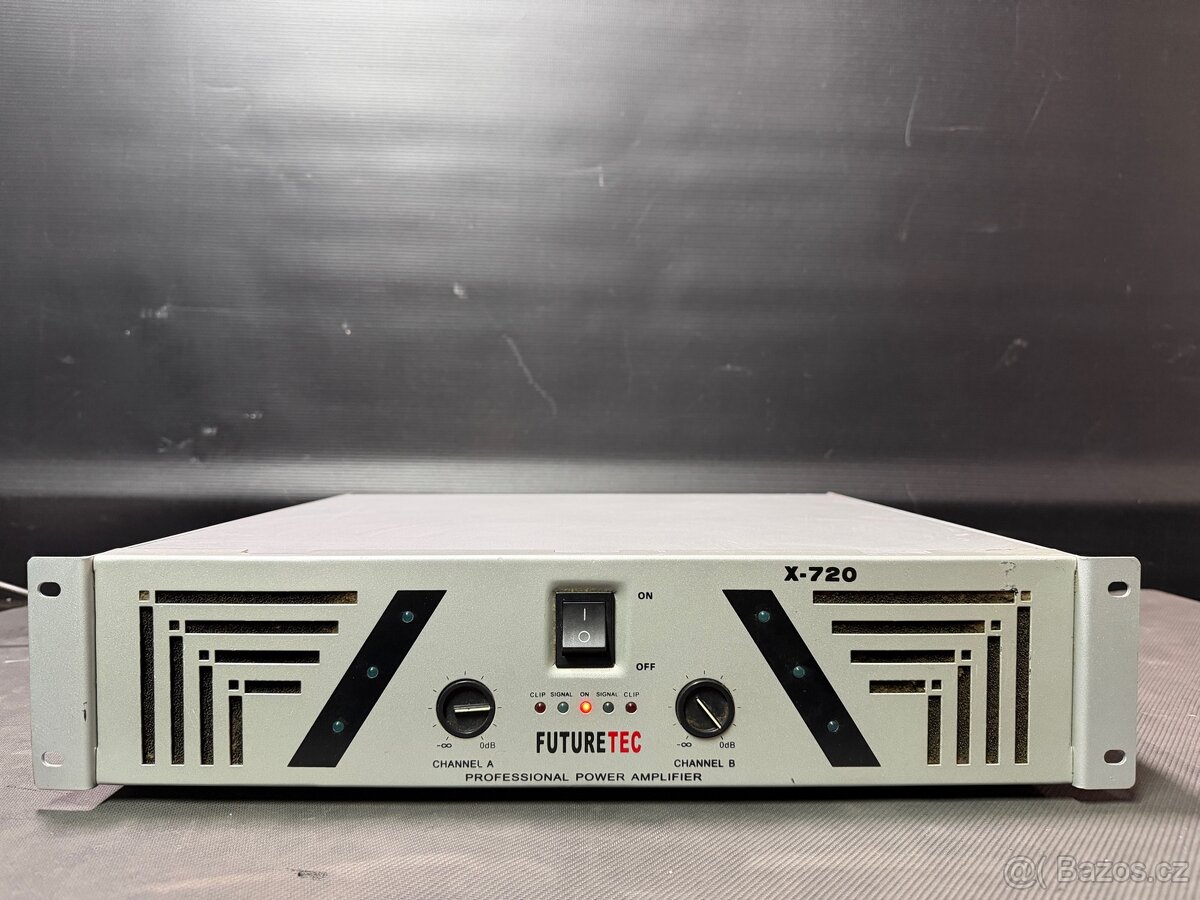 profesionální výkonový zesilovač Futuretec X-720.