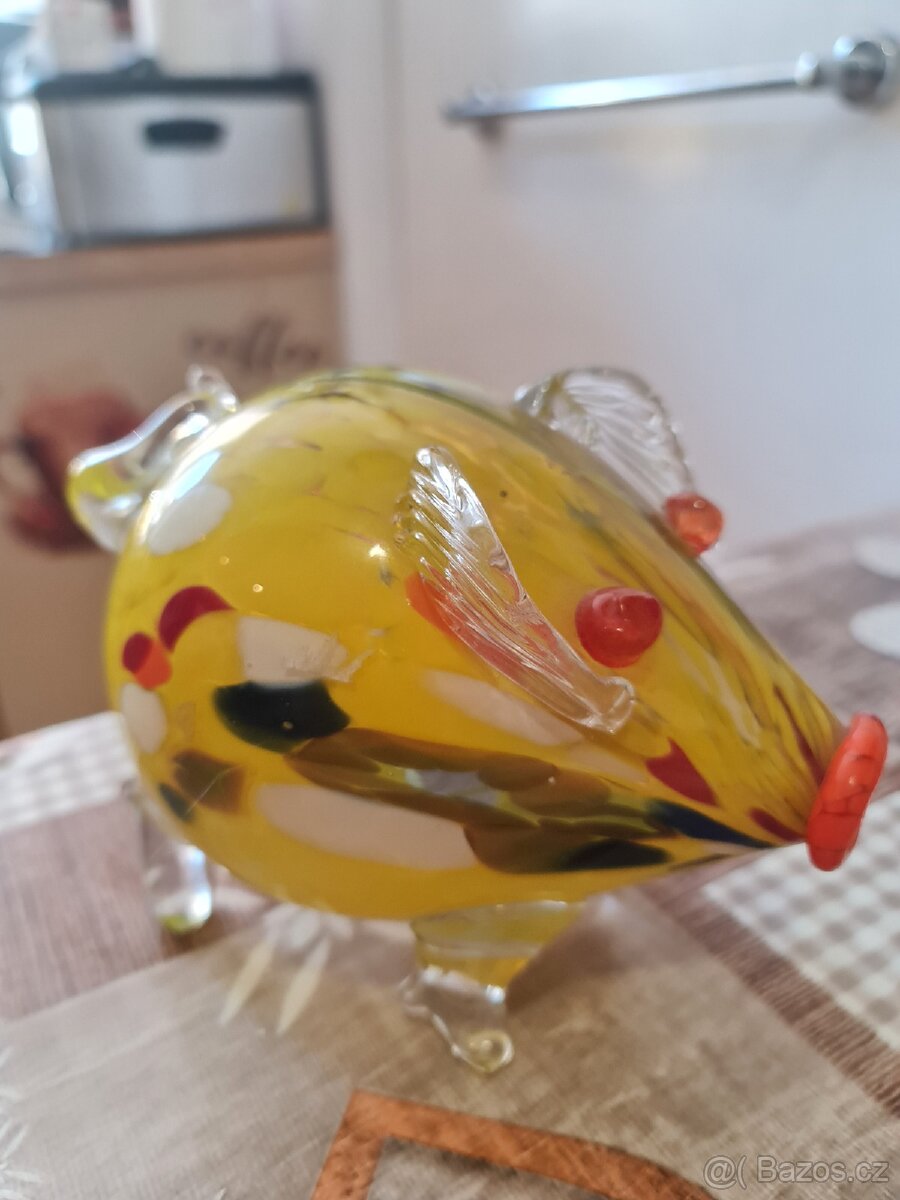 Staré prasátko že skla