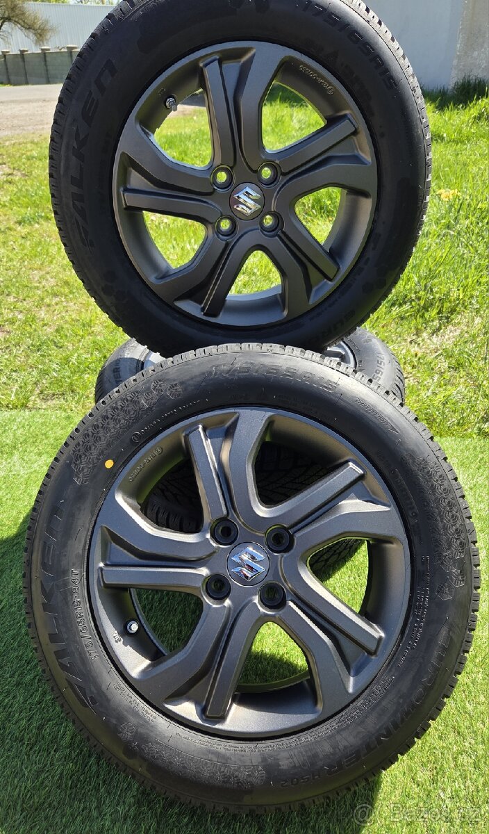 Nová orig.zimní sada Suzuki SWIFT 15" 4x100 pneu 175/65/15