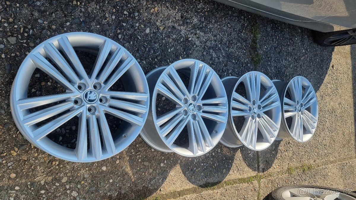 Škoda alu kola Sirius 18" pro Scala,Kamiq nová