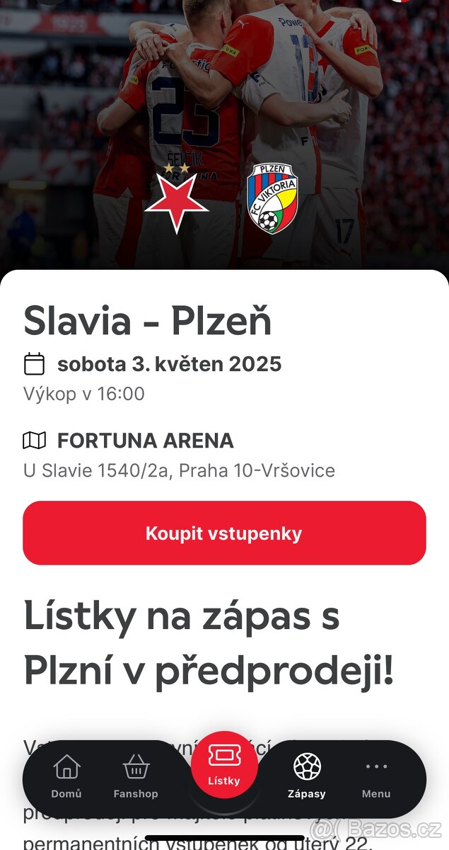 Slavia vs Plzeň