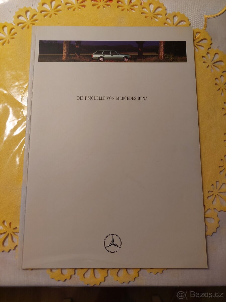 Mercedes Benz W124 TE model originální prospekt R.1992