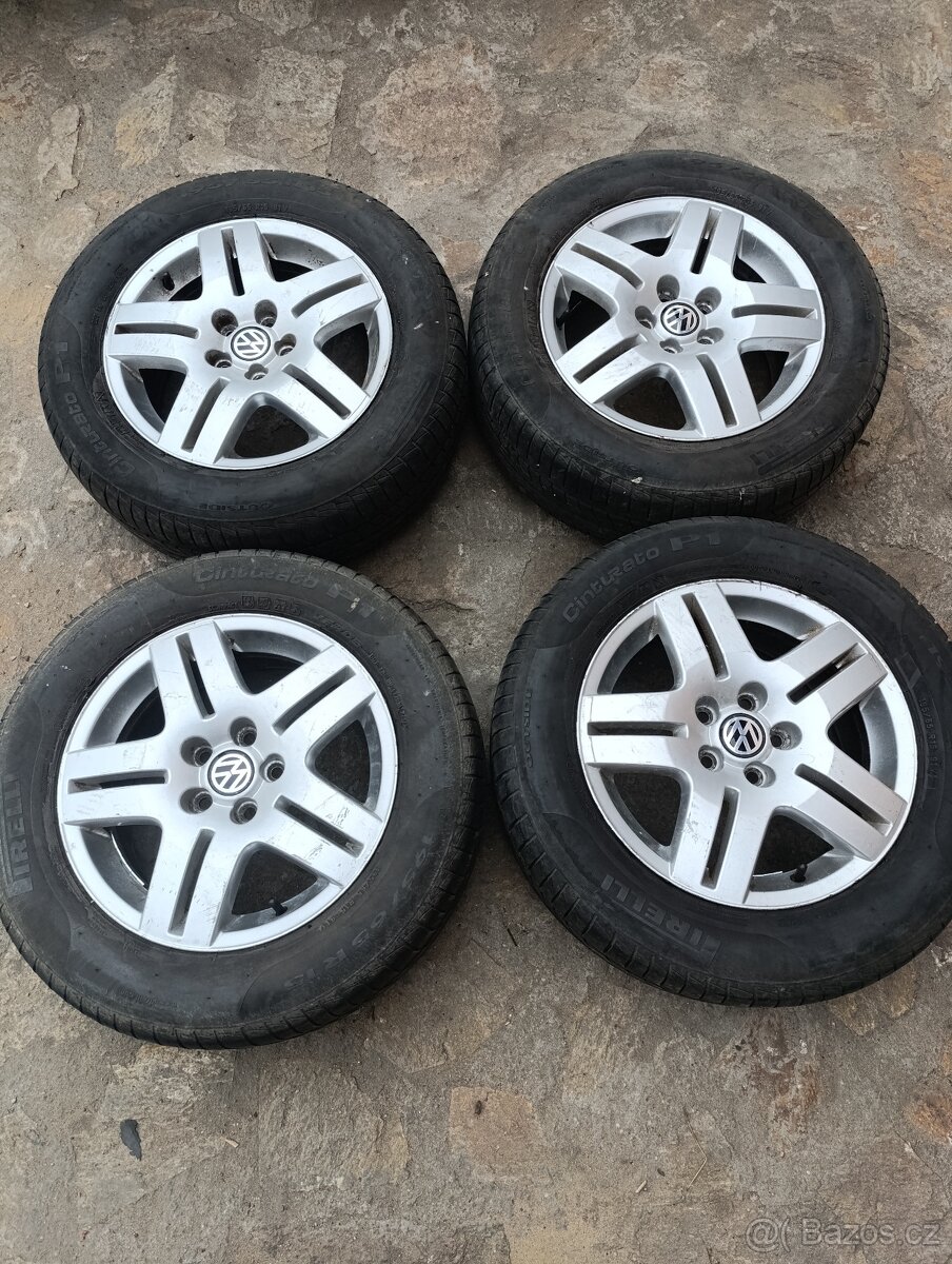 Originální alu kola VW 5x100 R15