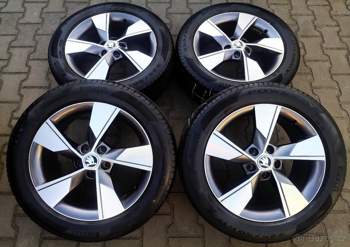 Alu kola originál Škoda Yeti, Octavia Scout 5x112 R17