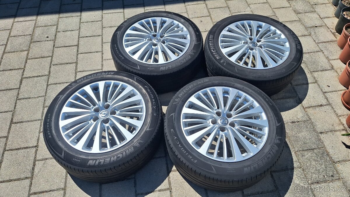 Alu kola Opel 18" 5x108 pneu 225/55 R18 Peugeot Citroen