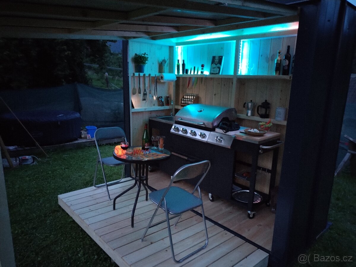 Grilovací Kuchyne , BBQ modul , záhradní kuchyň