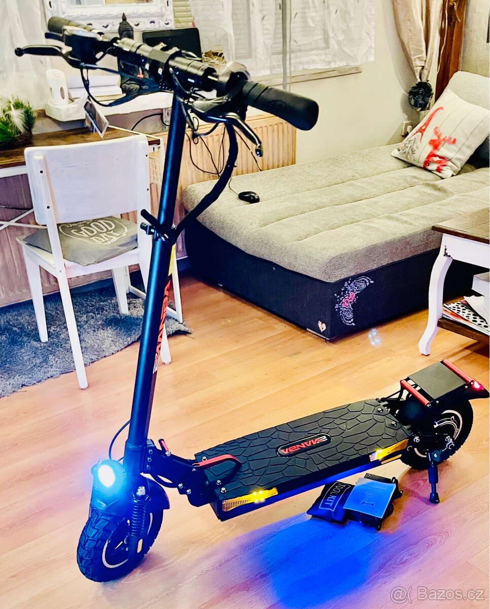 Nová robustní terénní koloběžka 45km/h