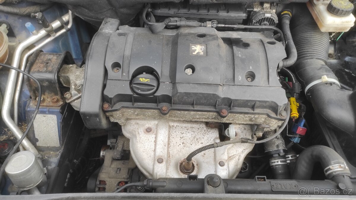 Peugeot 307 1.6 16V - kompletní motor, převodovka