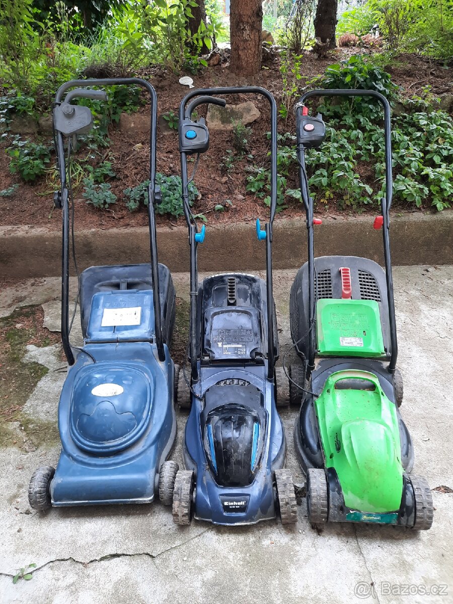 Tři kusy funkčních elektr. sekaček
