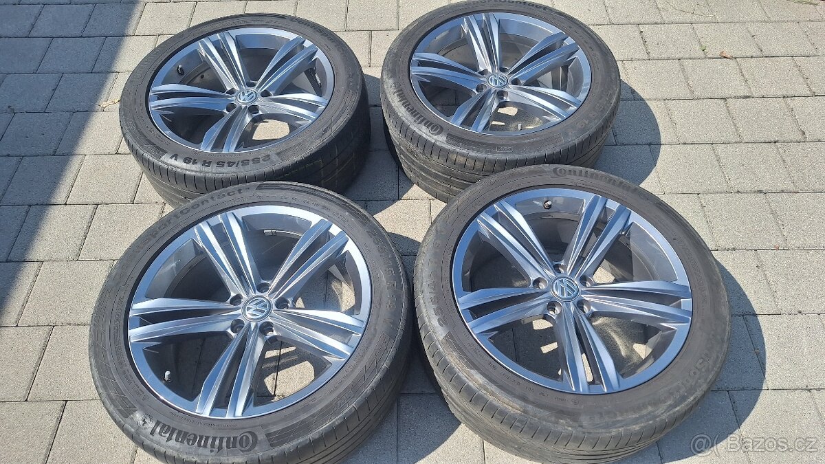 Alu kola VW 19" 5x112 8,5J ET38 255/45 R19 Tiguan