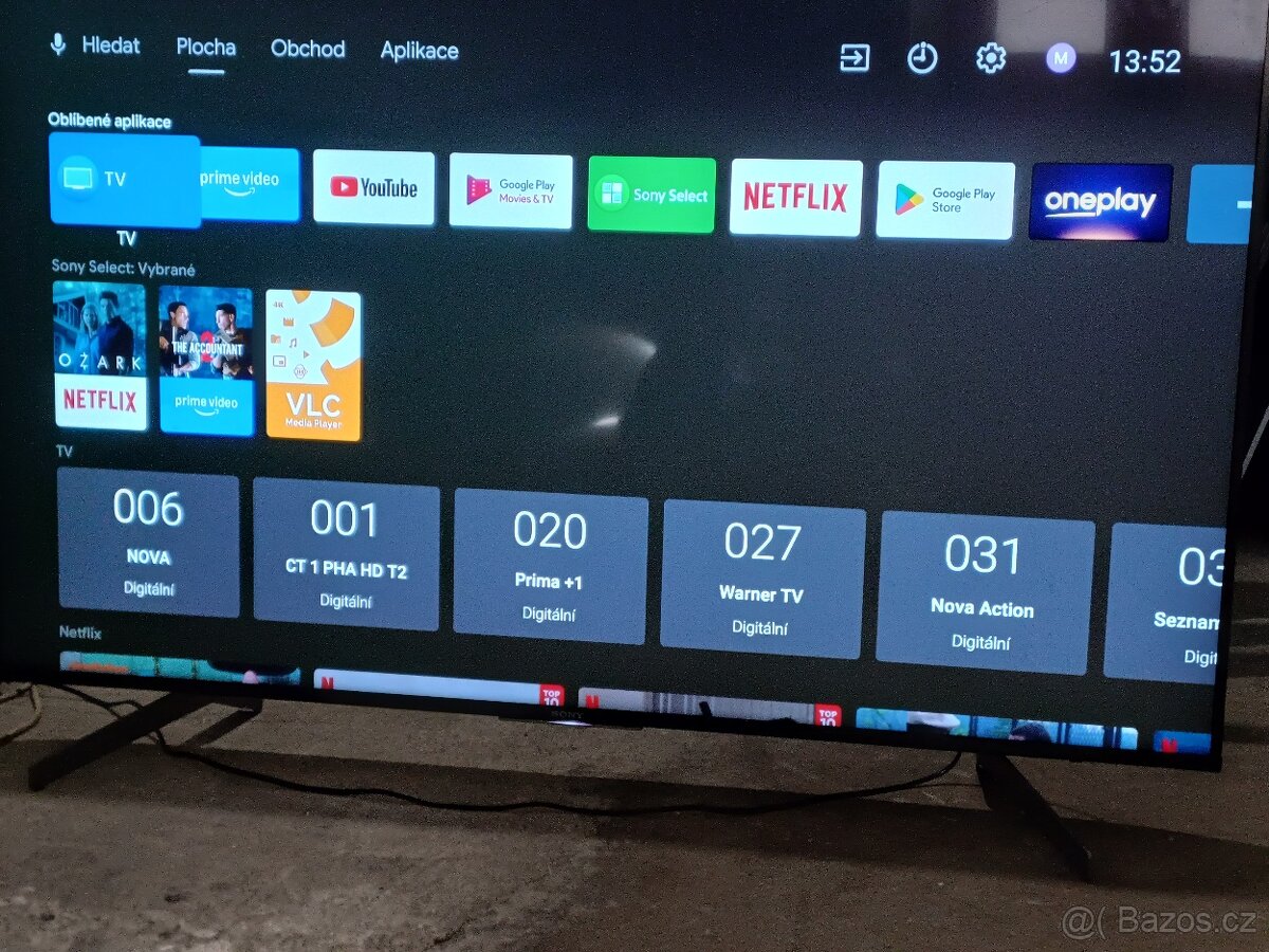 Android 4K Smart TV Sony KD-55XG8596-úhlopříčka 140cm