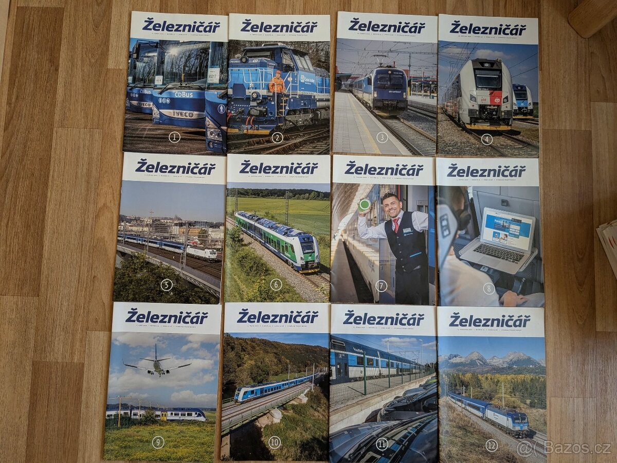 Časopis Železničář - kompletní ročník 2024