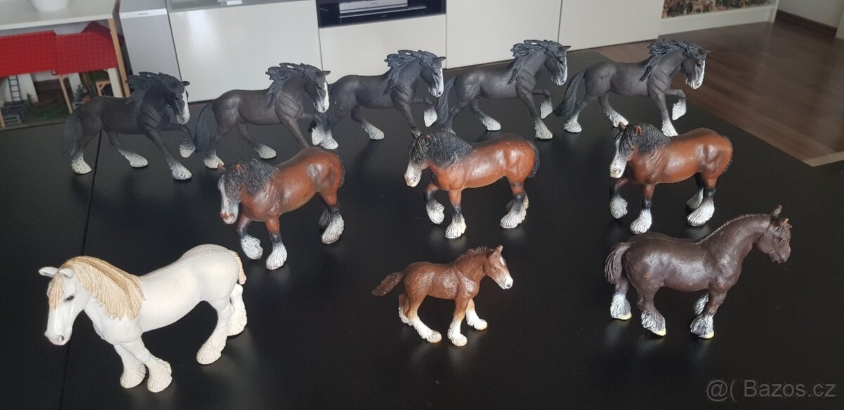 Schleich koně koníci Shire největší kůň na světě