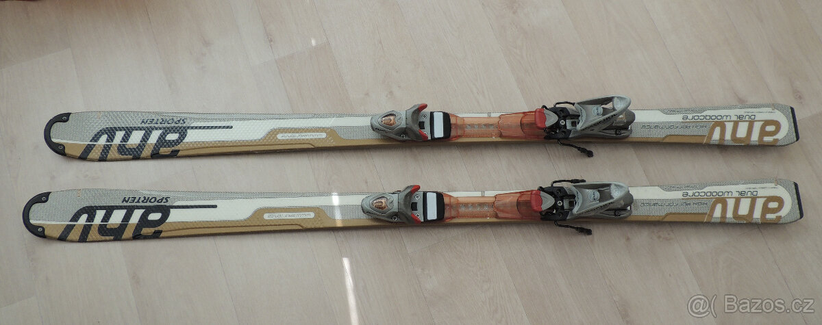 Lyže Sporten 148 cm, rádius 12.9 m