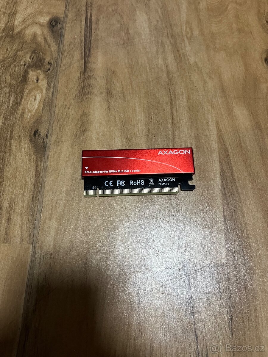 Prodám redukci pro připojení M2 ssd do PCI-E x16