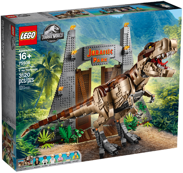 Lego 75936 Řádění T. rexe