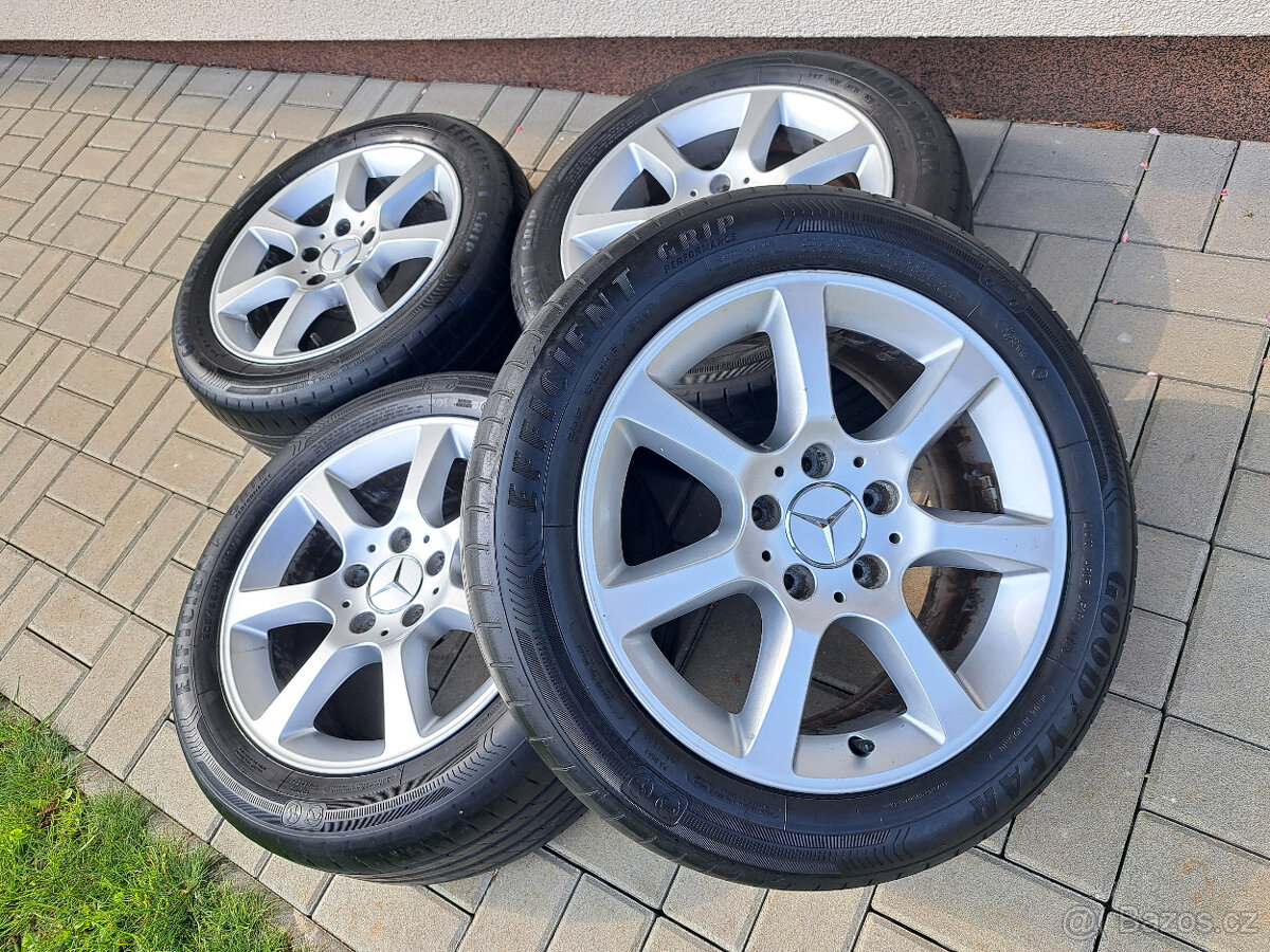 Alu kola Mercedes-Benz 16" 5x112 + pneu 205/55/16