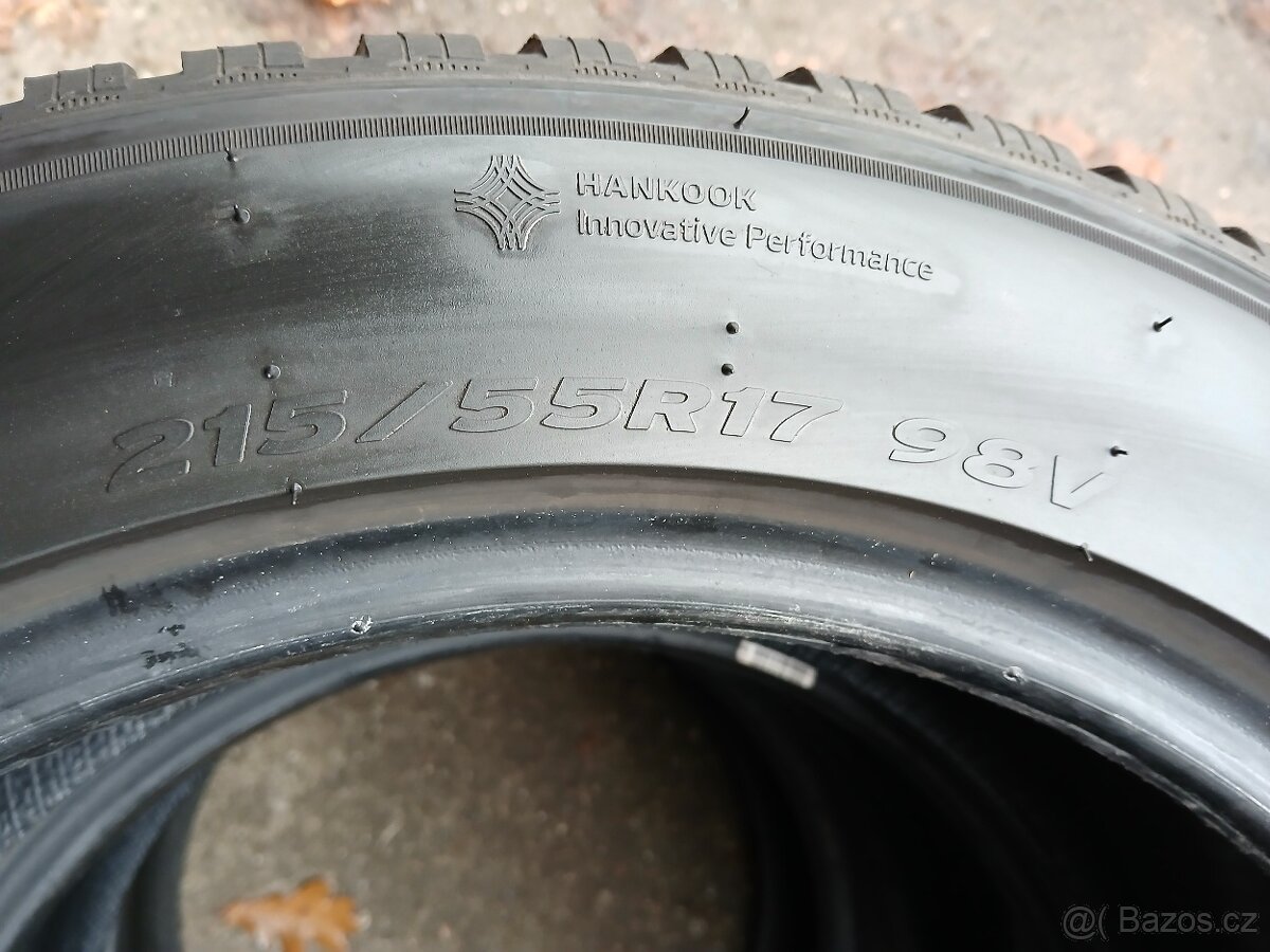 2ks zimní pneu 215/55 r17