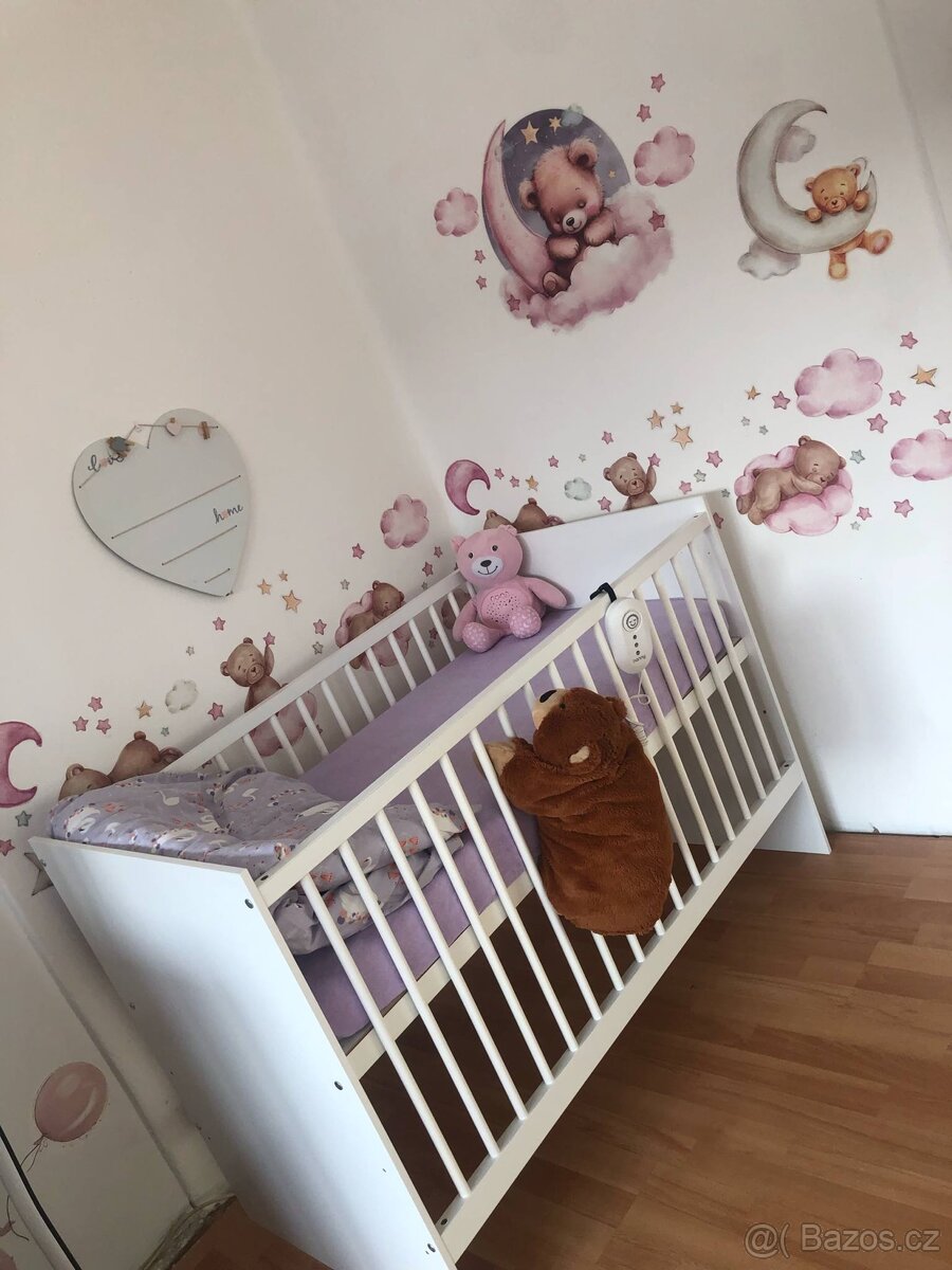 Dětská postýlka 120x60 polohovací