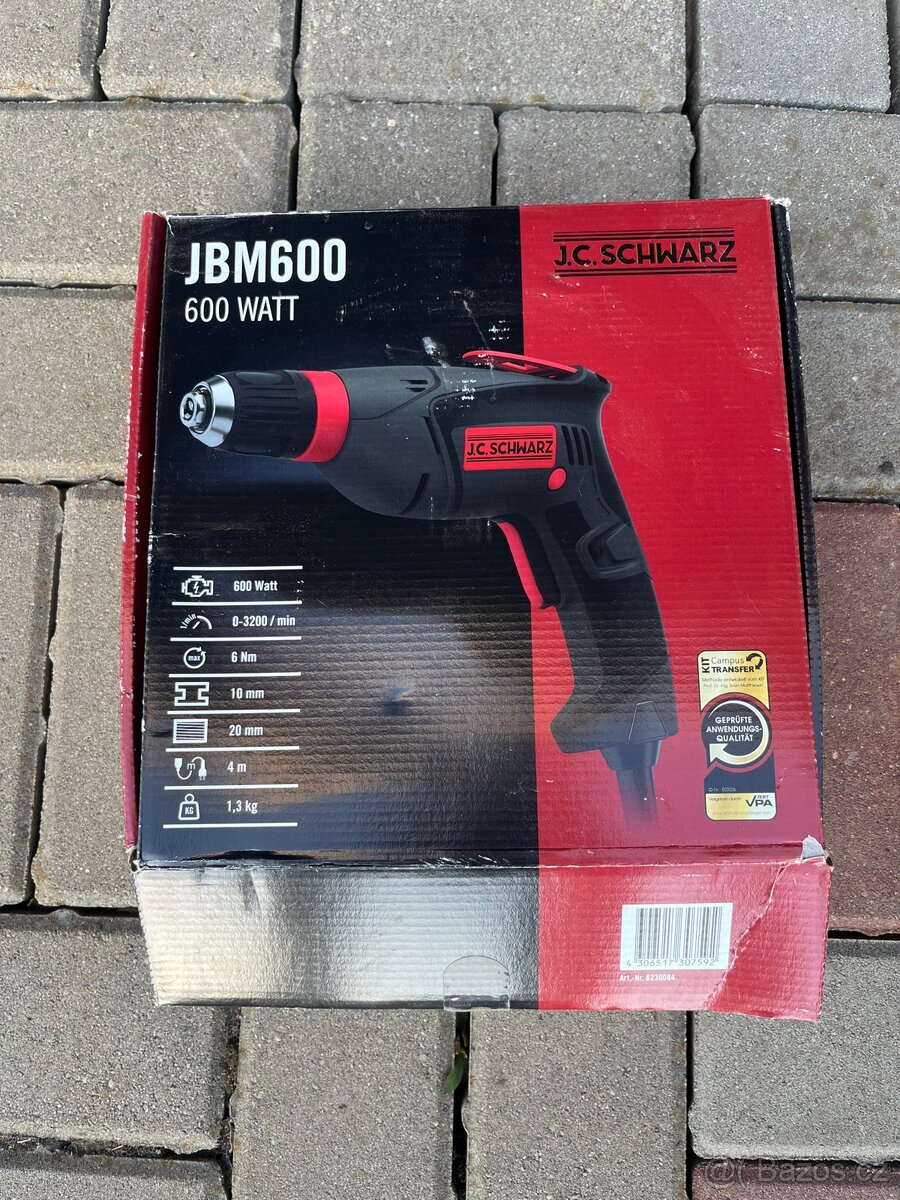 Vrtačka J.C.Schwarz 600W