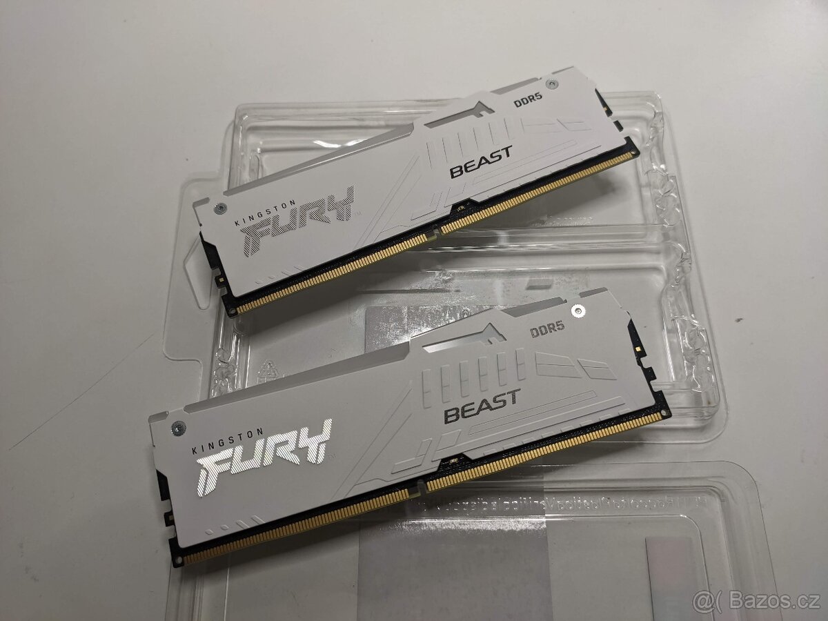 Kingston FURY Beast EXPO/DDR5/32GB/6000MHz/CL30/2x16GB/RGB/W