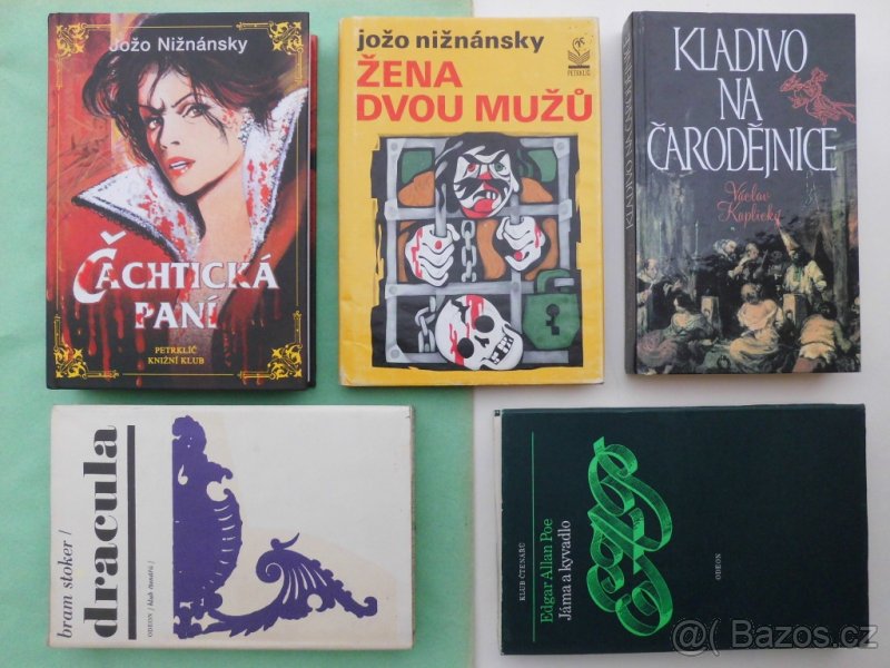 Čachtická paní,Dracula, Frankenstein,Nana,Zločin a trest ad