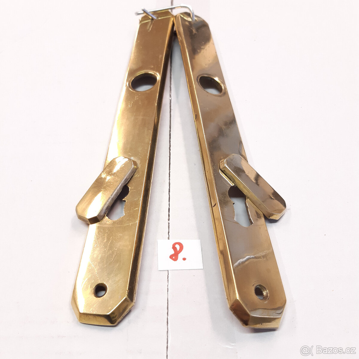 Mosazné štítky na dveře-č.8